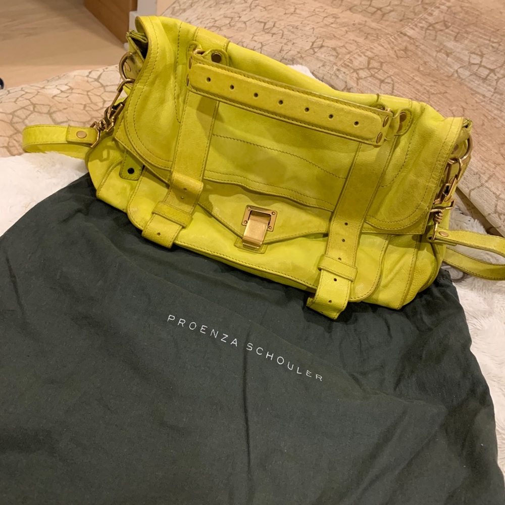 Proenza Schouler Medium PS1 Leather Satchel